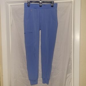 FIGS - Size Small - High Waisted Zamora Jogger Scrub Pants™ in Ceil Blue